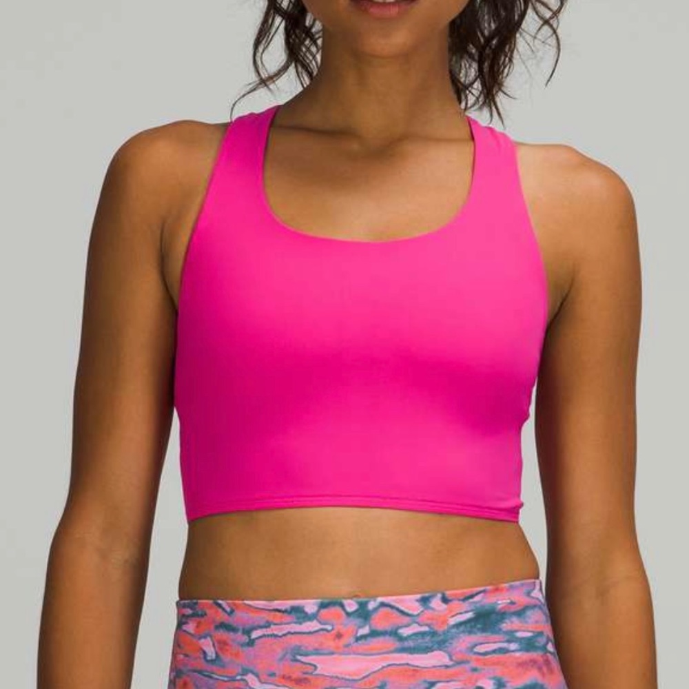 LULULEMON STASH IT BRA SONIC PINK!